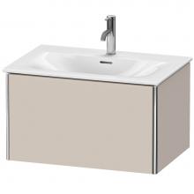 Duravit XS422309191 - Duravit XSquare One Drawer Wall-Mount Vanity Unit Taupe