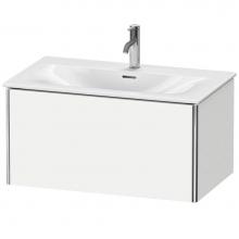 Duravit XS422401818 - Duravit XSquare One Drawer Wall-Mount Vanity Unit White