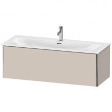 Duravit XS422609191 - Duravit XSquare One Drawer Wall-Mount Vanity Unit Taupe