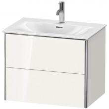 Duravit XS432308585 - Duravit XSquare Two Drawer Wall-Mount Vanity Unit White