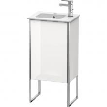 Duravit XS4440L2222 - Duravit XSquare One Door Floorstanding Vanity Unit White