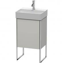 Duravit XS4441L0707 - Duravit XSquare One Door Floorstanding Vanity Unit Concrete Gray