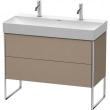 Duravit XS444407575 - Duravit XSquare Two Drawer Floorstanding Vanity Unit Linen