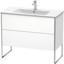 Duravit XS444701818 - Duravit XSquare Two Drawer Floorstanding Vanity Unit White