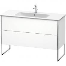 Duravit XS444801818 - Duravit XSquare Two Drawer Floorstanding Vanity Unit White