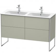 Duravit XS444906060 - Duravit XSquare Two Drawer Floorstanding Vanity Unit Taupe