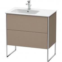 Duravit XS445007575 - Duravit XSquare Two Drawer Floorstanding Vanity Unit Linen