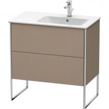 Duravit XS445207575 - Duravit XSquare Two Drawer Floorstanding Vanity Unit Linen