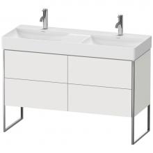 Duravit XS445603939 - Duravit XSquare Four Drawer Floorstanding Vanity Unit Nordic White