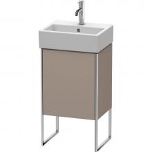 Duravit XS4470L4343 - Duravit XSquare One Door Floorstanding Vanity Unit Basalt