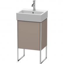 Duravit XS4470R4343 - Duravit XSquare One Door Floorstanding Vanity Unit Basalt