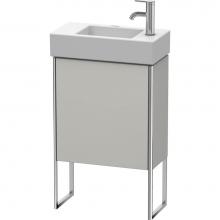 Duravit XS4471L0707 - Duravit XSquare One Door Floorstanding Vanity Unit Concrete Gray