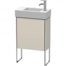 Duravit XS4471L9191 - Duravit XSquare One Door Floorstanding Vanity Unit Taupe