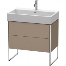 Duravit XS447507575 - Duravit XSquare Two Drawer Floorstanding Vanity Unit Linen