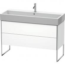 Duravit XS447701818 - Duravit XSquare Two Drawer Floorstanding Vanity Unit White