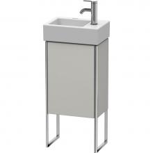 Duravit XS4479L0707 - Duravit XSquare One Door Floorstanding Vanity Unit Concrete Gray