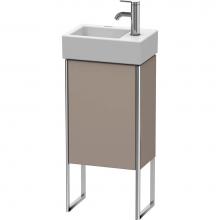 Duravit XS4479L4343 - Duravit XSquare One Door Floorstanding Vanity Unit Basalt