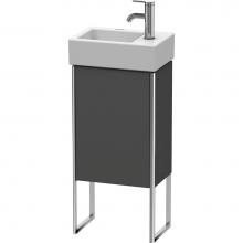 Duravit XS4479L4949 - Duravit XSquare One Door Floorstanding Vanity Unit Graphite