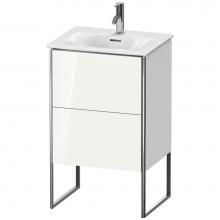 Duravit XS452102222 - Duravit XSquare Two Drawer Floorstanding Vanity Unit White