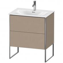 Duravit XS452307575 - Duravit XSquare Two Drawer Floorstanding Vanity Unit Linen