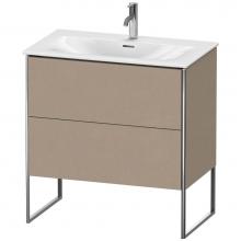 Duravit XS452407575 - Duravit XSquare Two Drawer Floorstanding Vanity Unit Linen