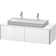 Duravit XS4905M2222 - Duravit XSquare Two Drawer Vanity Unit For Console White