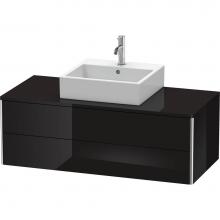 Duravit XS491204040 - Duravit XSquare Two Drawer Vanity Unit For Console Black