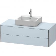 Duravit XS491209797 - Duravit XSquare Two Drawer Vanity Unit For Console Light Blue