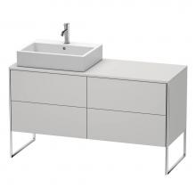 Duravit XS4923L3939 - Duravit XSquare Four Drawer Vanity Unit For Console Nordic White