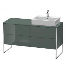 Duravit XS4923R3838 - Duravit XSquare Four Drawer Vanity Unit For Console Dolomite Gray