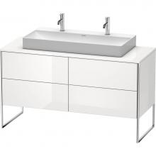 Duravit XS4925M8585 - Duravit XSquare Four Drawer Vanity Unit For Console White