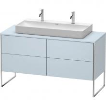 Duravit XS4925M9797 - Duravit XSquare Four Drawer Vanity Unit For Console Light Blue