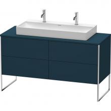 Duravit XS4925M9898 - Duravit XSquare Four Drawer Vanity Unit For Console Midnight Blue