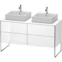 Duravit XS4926B2222 - Duravit XSquare Four Drawer Vanity Unit For Console White