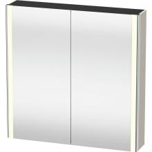 Duravit XS711209191 - Duravit XSquare Mirror Cabinet with Lighting Taupe