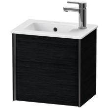 Duravit XV4024RB216 - XViu One Door Wall-Mount Vanity Unit Oak Black