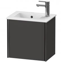 Duravit XV4024RB280 - XViu One Door Wall-Mount Vanity Unit Graphite