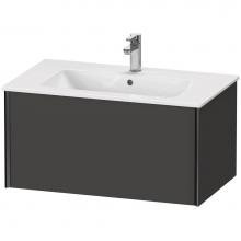 Duravit XV40260B280 - XViu One Drawer Wall-Mount Vanity Unit Graphite