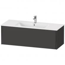 Duravit XV40280B280 - XViu One Drawer Wall-Mount Vanity Unit Graphite