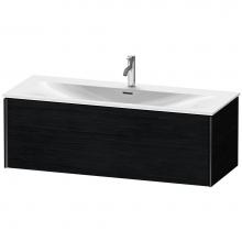 Duravit XV40360B216 - XViu One Drawer Wall-Mount Vanity Unit Oak Black