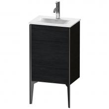 Duravit XV4068LB216 - XViu One Door Floorstanding Vanity Unit Oak Black