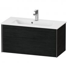 Duravit XV40790B216 - XViu One Drawer Wall-Mount Vanity Unit Oak Black