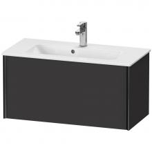 Duravit XV40790B280 - XViu One Drawer Wall-Mount Vanity Unit Graphite