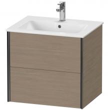 Duravit XV41250B235 - XViu Two Drawer Wall-Mount Vanity Unit Oak Terra