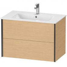 Duravit XV41260B230 - XViu Two Drawer Wall-Mount Vanity Unit Natural Oak