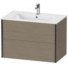 Duravit XV41260B235 - XViu Two Drawer Wall-Mount Vanity Unit Oak Terra