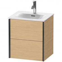 Duravit XV41310B230 - XViu Two Drawer Wall-Mount Vanity Unit Natural Oak