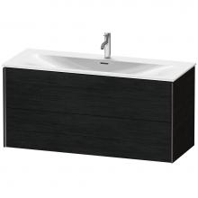 Duravit XV41360B216 - XViu Two Drawer Wall-Mount Vanity Unit Oak Black