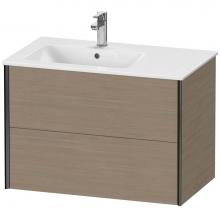 Duravit XV41580B235 - XViu Two Drawer Wall-Mount Vanity Unit Oak Terra