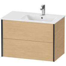 Duravit XV41590B230 - XViu Two Drawer Wall-Mount Vanity Unit Natural Oak